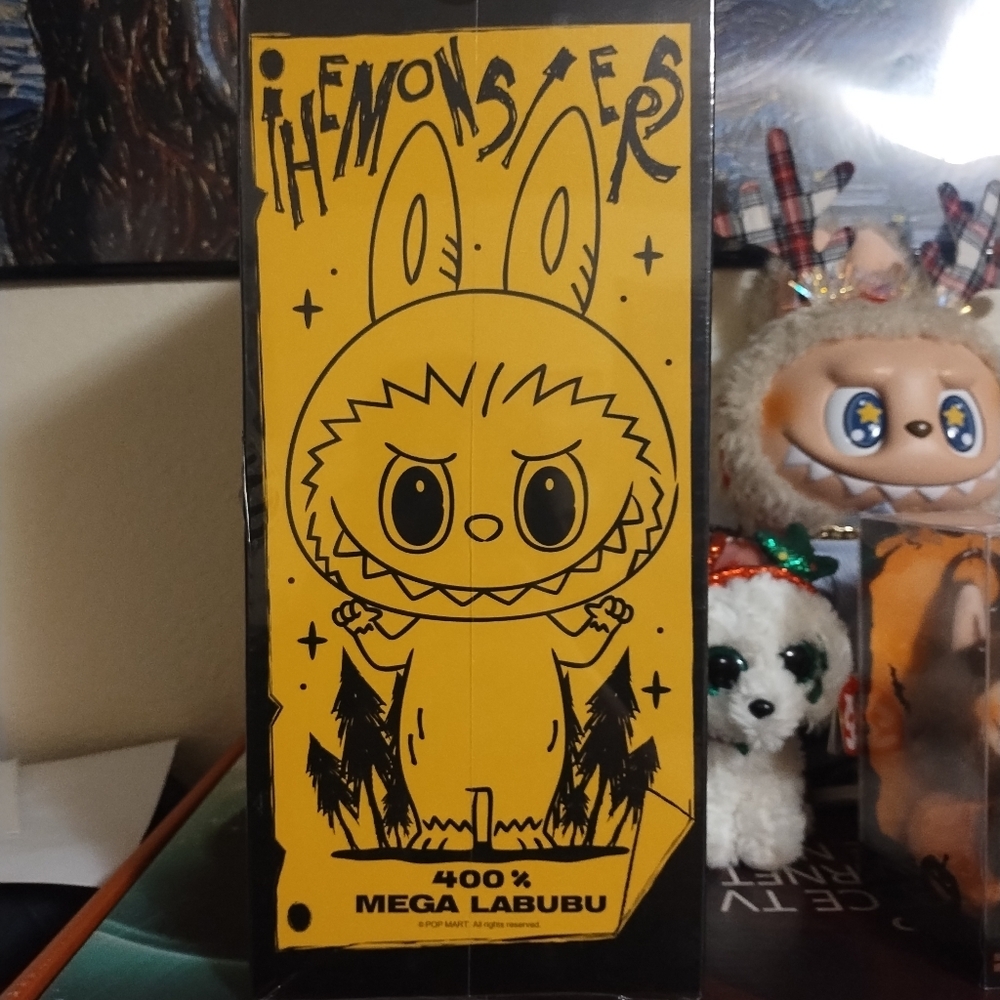 SOLD Pop Mart-The Monsters-Sketch 400%-Vinyl Labubu Doll - Picture 3 of 4